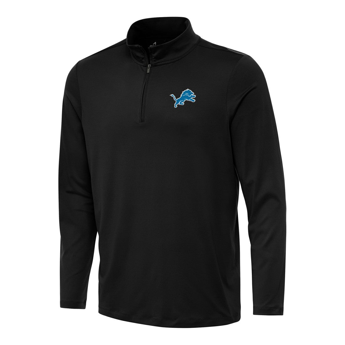 Antigua Reprocess Quarter-Zip Top - Detroit Lions Tops