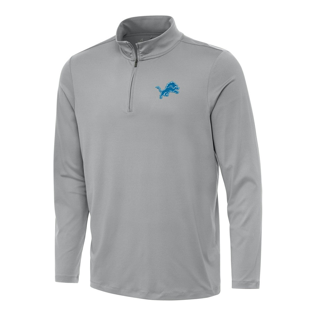 Antigua Reprocess Quarter-Zip Top - Detroit Lions Tops