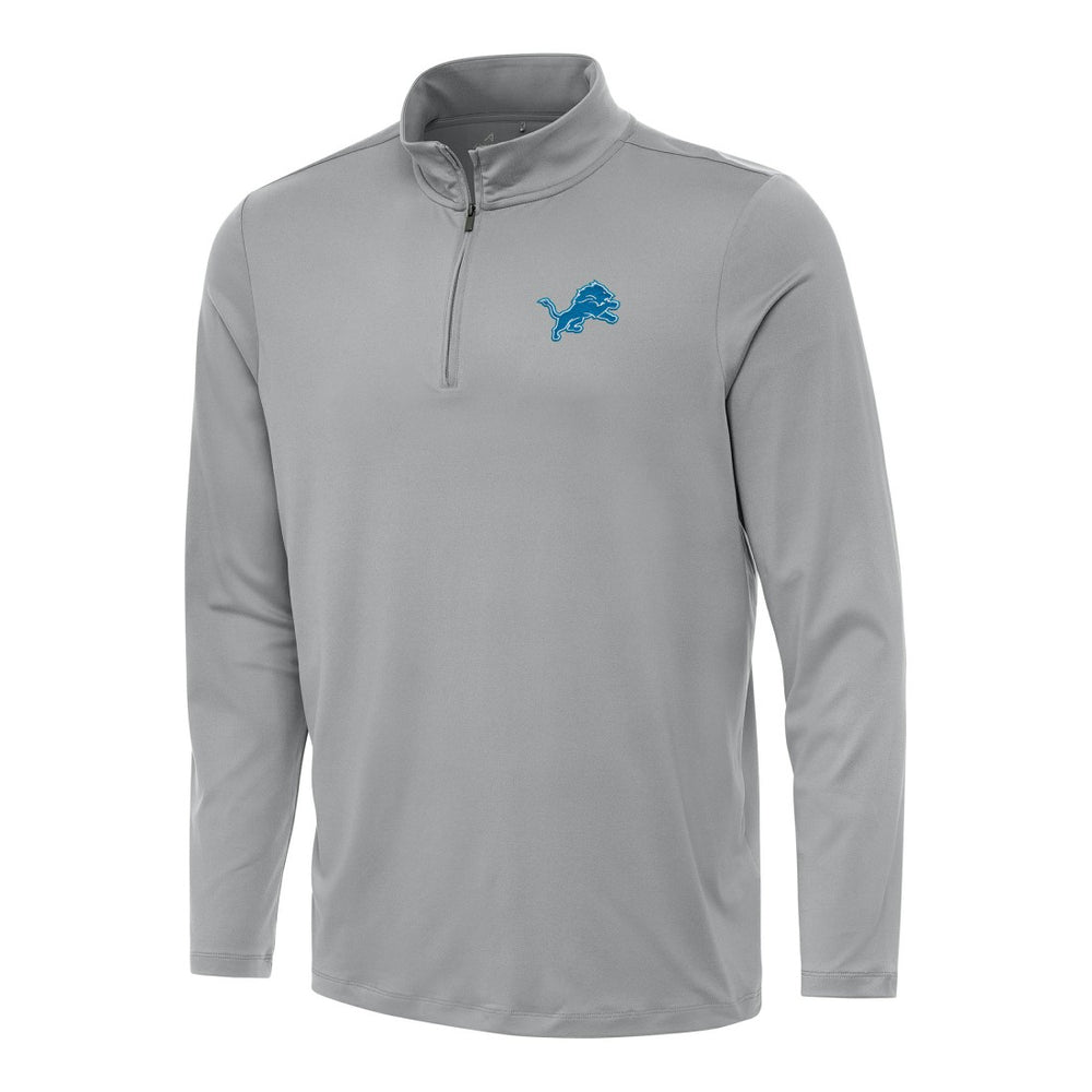 Antigua Reprocess Quarter-Zip Top - Detroit Lions Tops