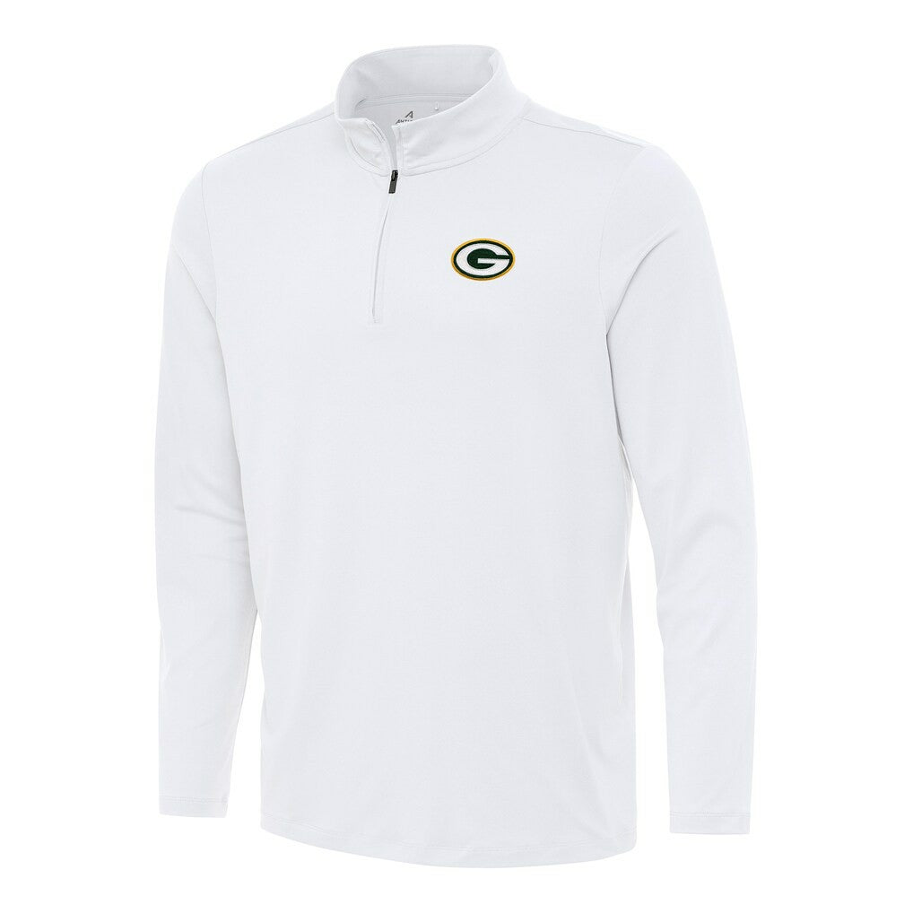 Antigua Reprocess Quarter-Zip Top - Green Bay Packers Tops