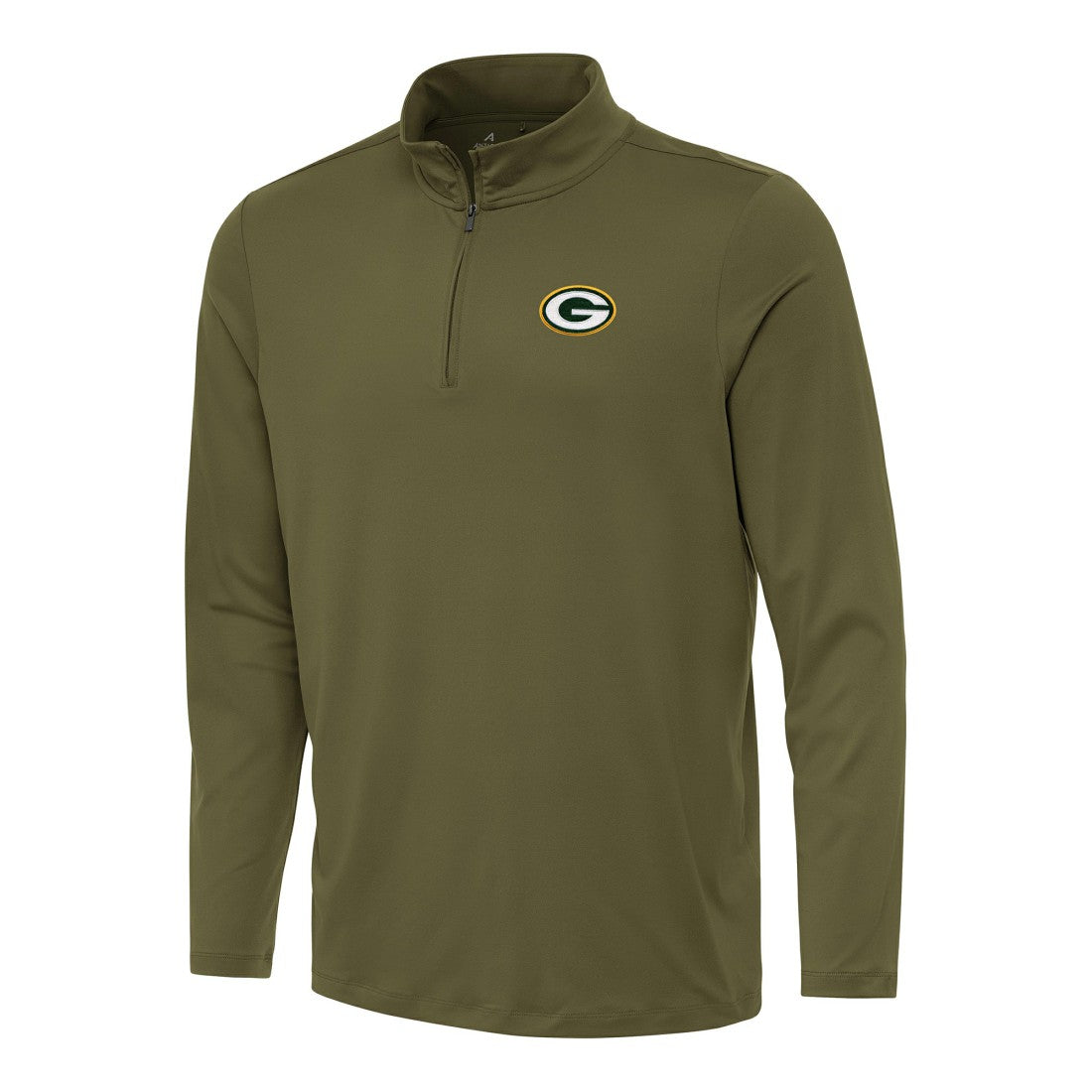 Antigua Reprocess Quarter-Zip Top - Green Bay Packers Tops