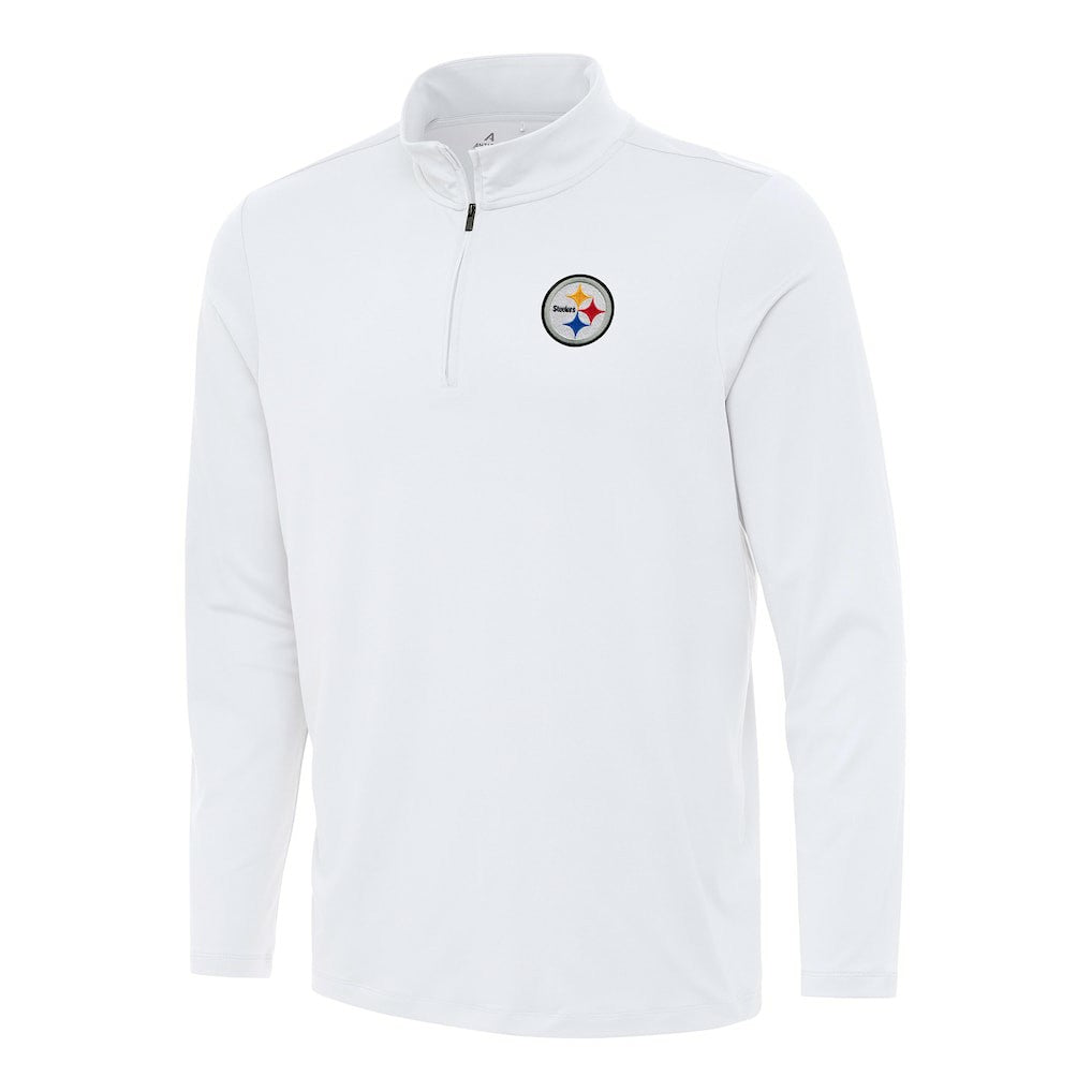 Antigua Reprocess Quarter-Zip Top - Pittsburgh Steelers Tops