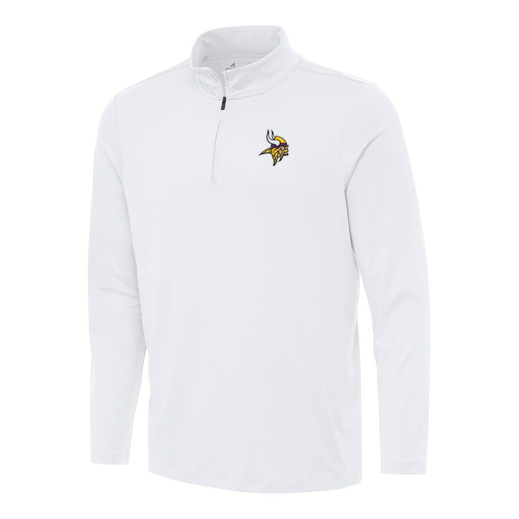 Antigua Reprocess Quarter-Zip Top - Minnesota Vikings Tops