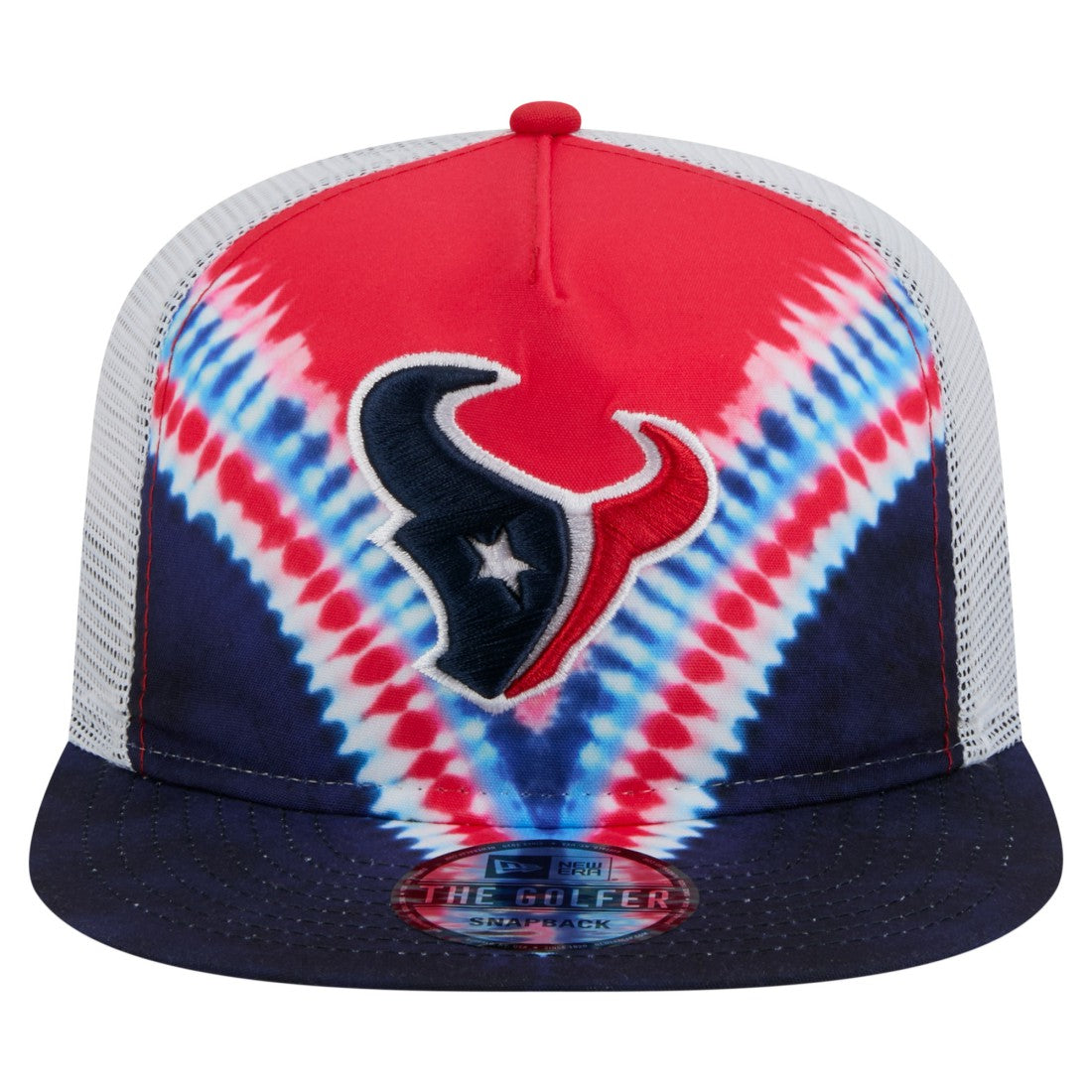 Throwback Dye Golfer Snapback Hat - Houston Texans Hats