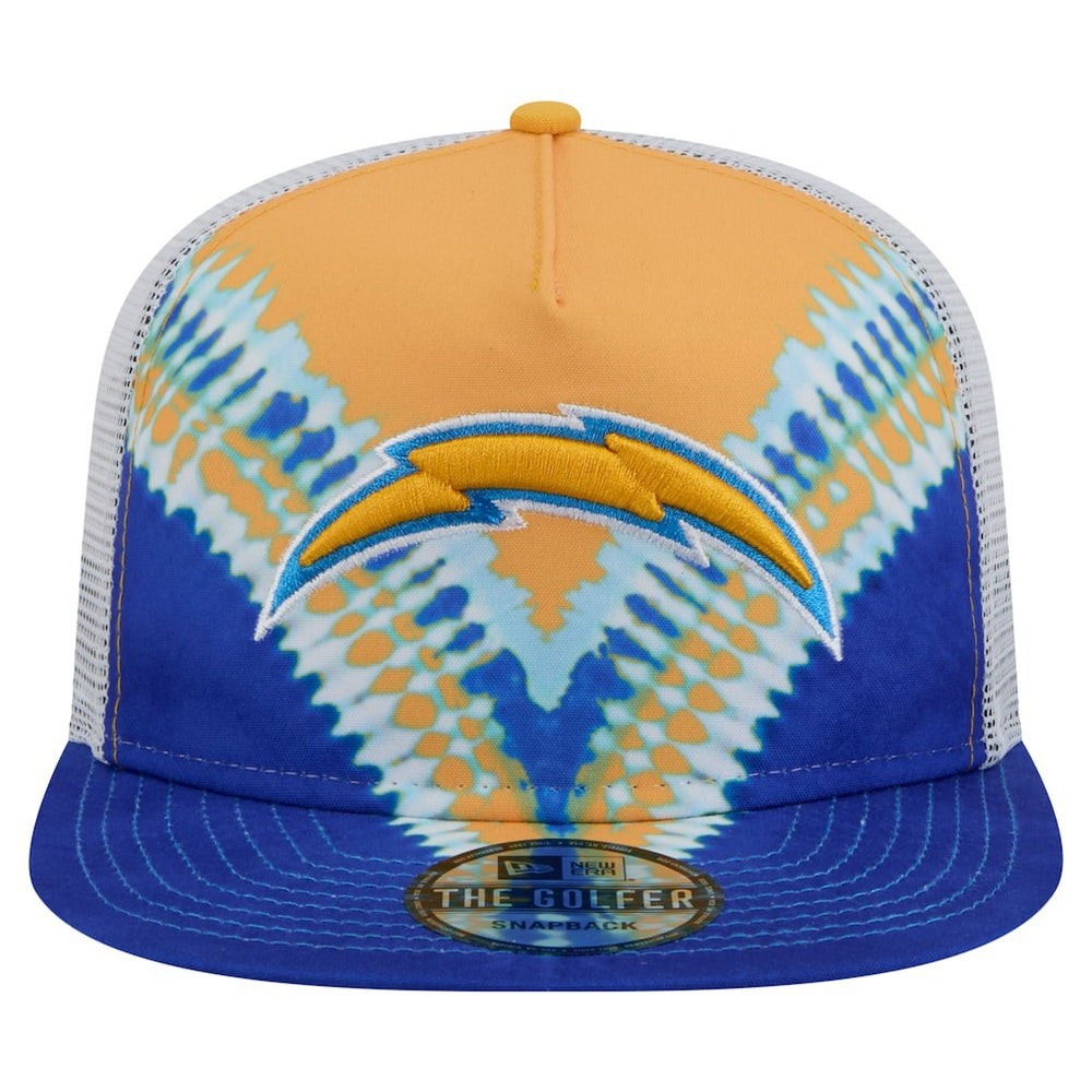 Throwback Dye Golfer Snapback Hat - Los Angeles Chargers Hats