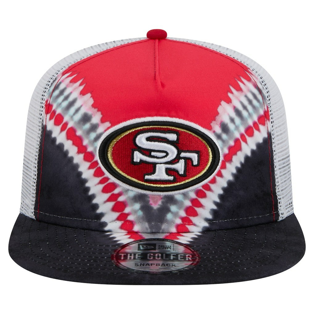 Throwback Dye Golfer Snapback Hat - San Francisco 49ers Hats