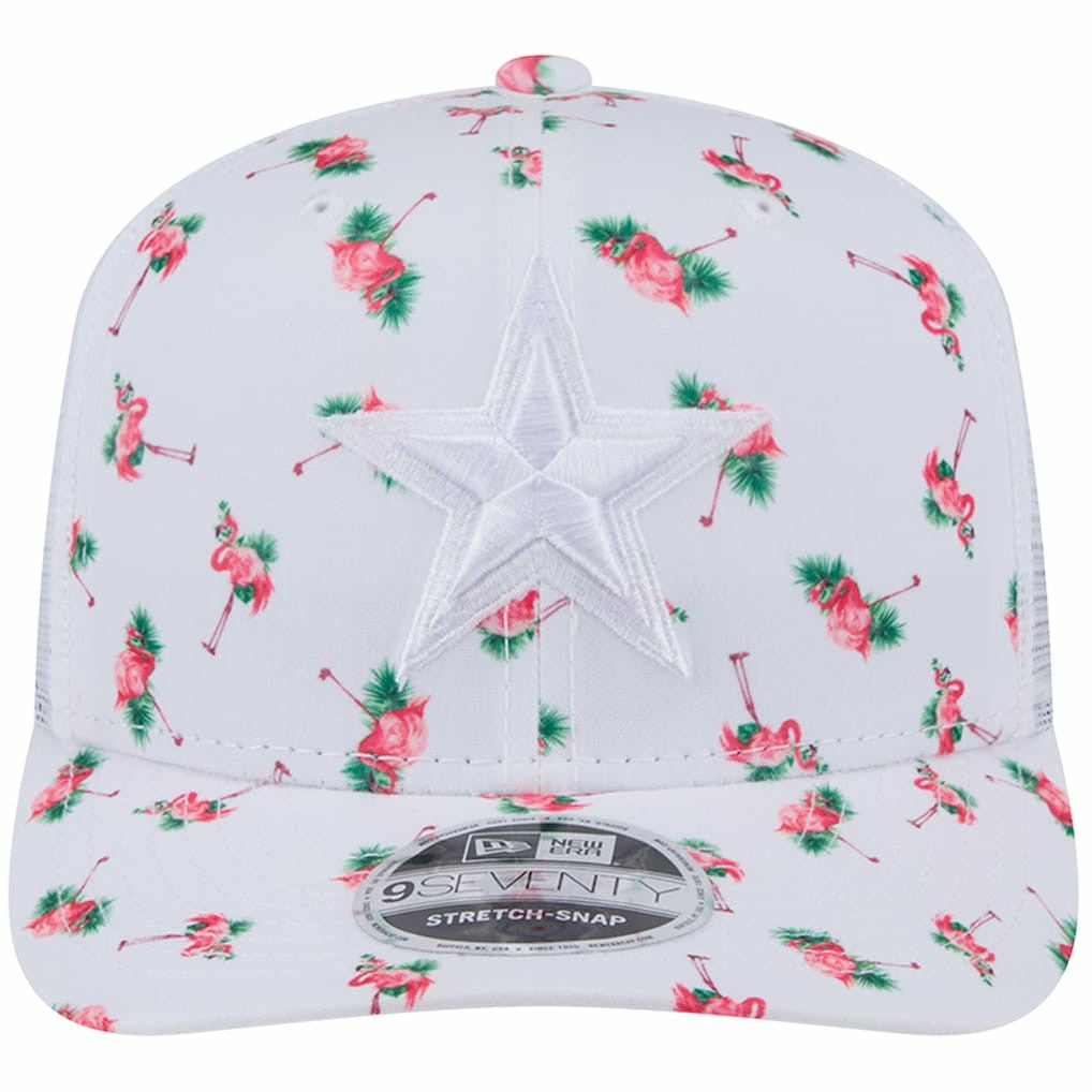 Adventure Flamingo Pattern 9SEVENTY Stretch-Snap Hat - Dallas Cowboys Hats