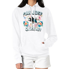 NHL San Jose Sharks G-III 4Her by Carl Banks Women's Flower Logo Pullover Hoodie