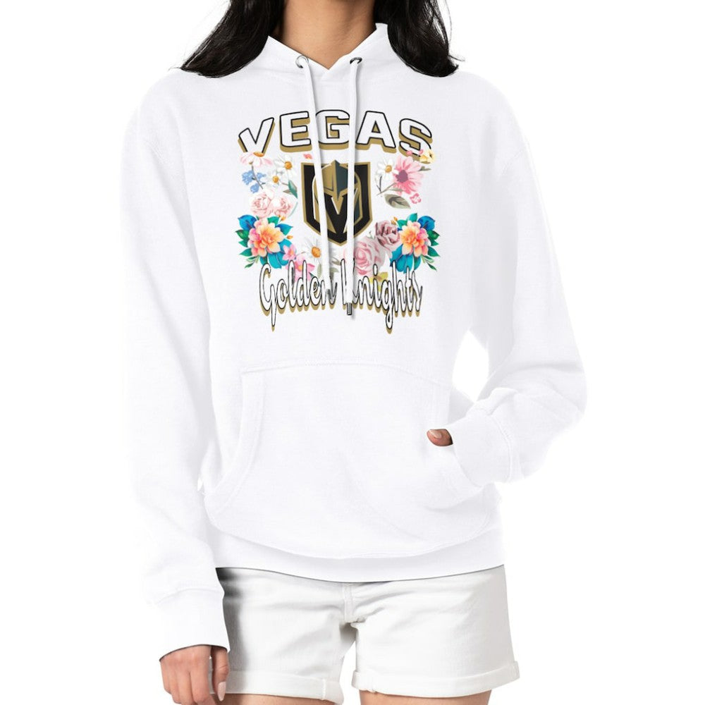 NHL Vegas Golden Knights G-III 4Her by Carl Banks Women's Flower Logo Pullover Hoodie