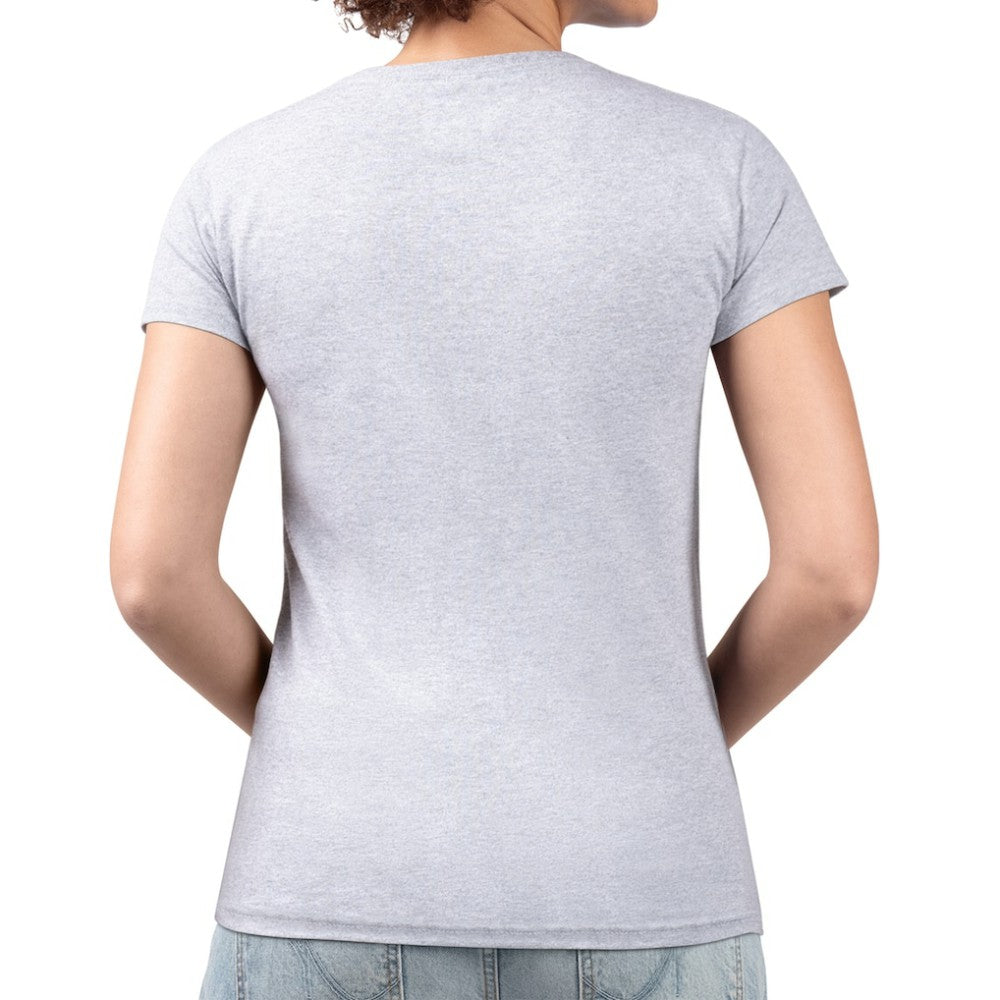 NHL Florida Panthers G-III 4Her by Carl Banks Women's Super-Slim Fit Lightweight Flower Logo V-Neck T-Shirt