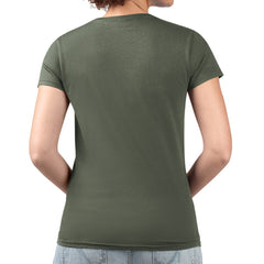NHL Dallas Stars G-III 4Her by Carl Banks Women's Super-Slim Fit Lightweight Flower Logo V-Neck T-Shirt