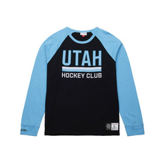 NHL Utah Hockey Club Mitchell & Ness Legendary Slub Long Sleeve Raglan T-Shirt