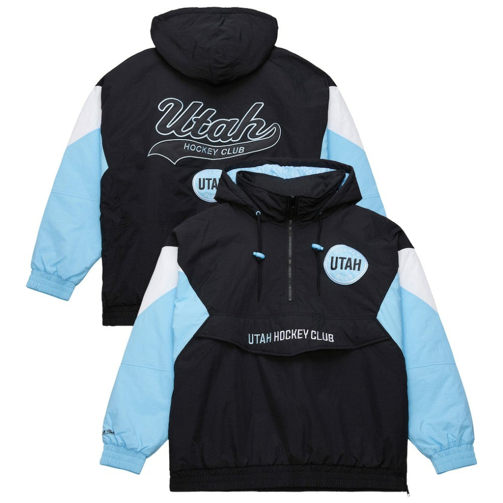 NHL Utah Hockey Club Mitchell & Ness Retro Anorak Half-Zip Jacket