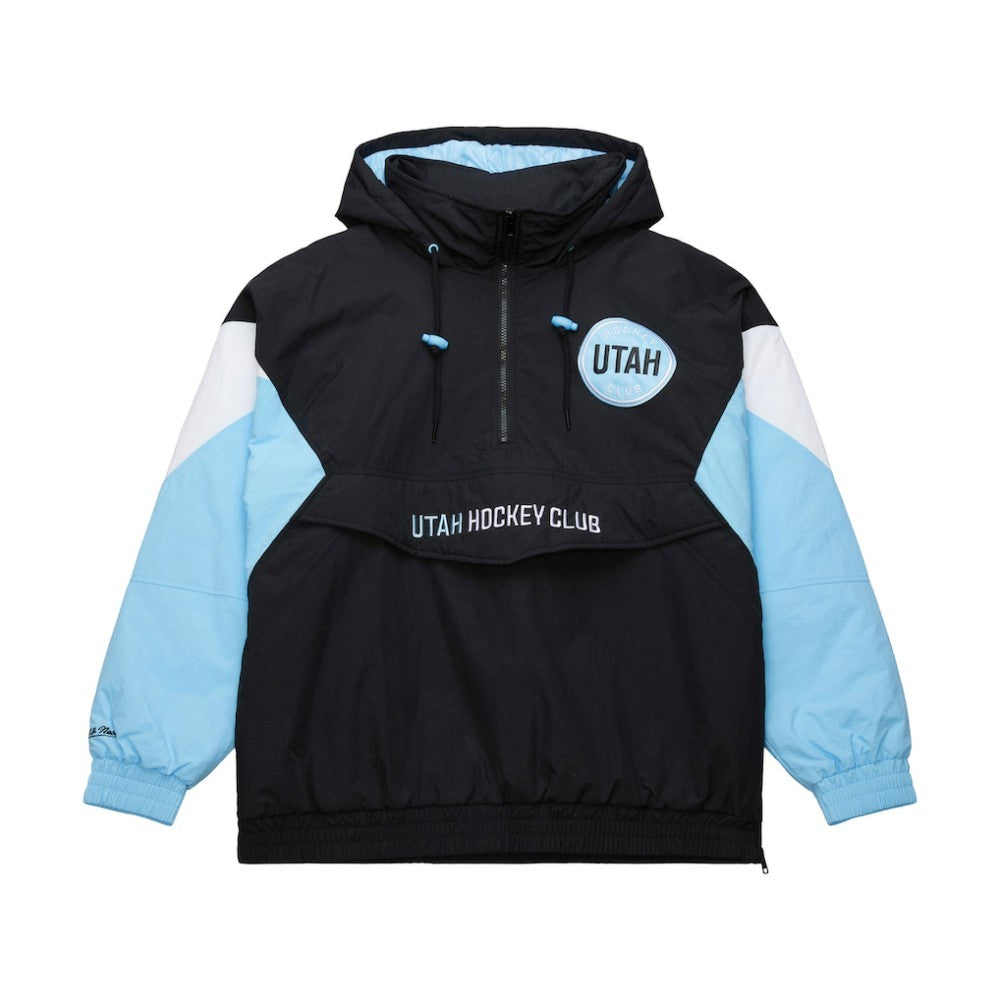 NHL Utah Hockey Club Mitchell & Ness Retro Anorak Half-Zip Jacket