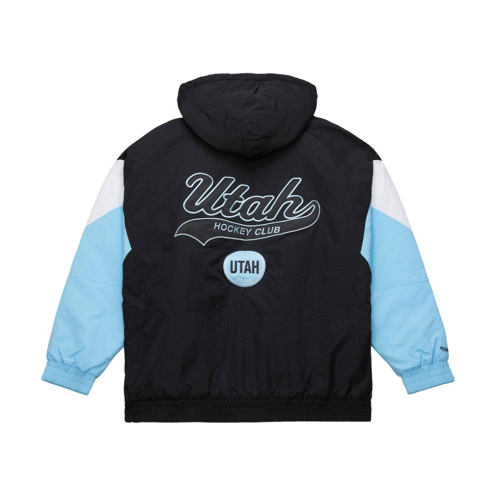 NHL Utah Hockey Club Mitchell & Ness Retro Anorak Half-Zip Jacket