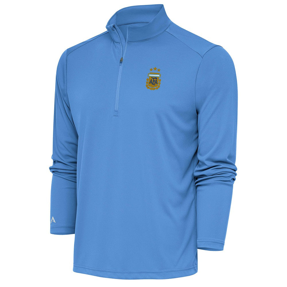 Argentina National Team Antigua Tribute Quarter-Zip Pullover Top