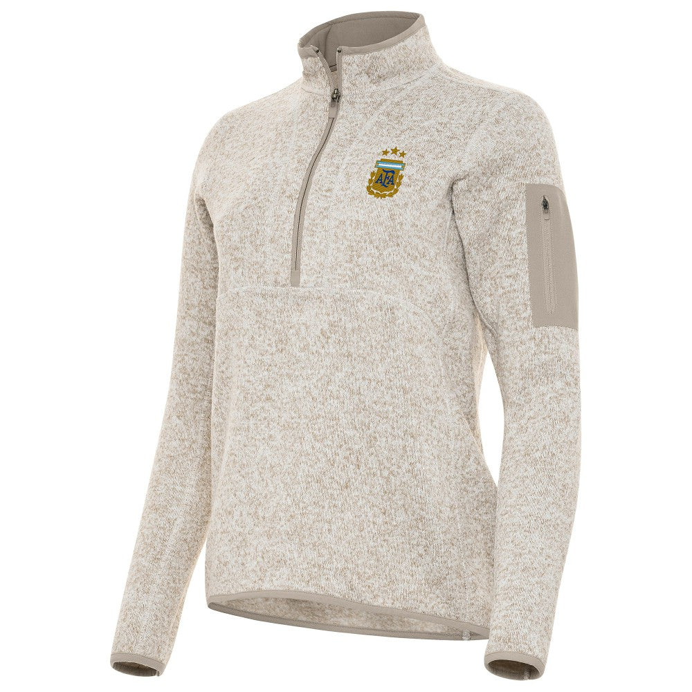 Argentina National Team Antigua Women's Fortune Half-Zip Pullover Jacket
