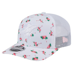 Adventure Flamingo Pattern 9SEVENTY Stretch-Snap Hat - Miami Dolphins Hats
