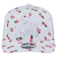 Adventure Flamingo Pattern 9SEVENTY Stretch-Snap Hat - Houston Texans Hats