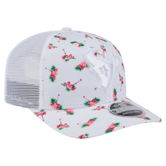 Adventure Flamingo Pattern 9SEVENTY Stretch-Snap Hat - Houston Texans Hats