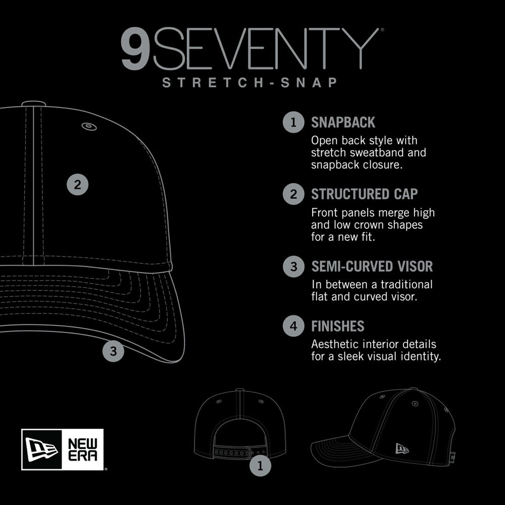 Adventure Flamingo Pattern 9SEVENTY Stretch-Snap Hat - Houston Texans Hats