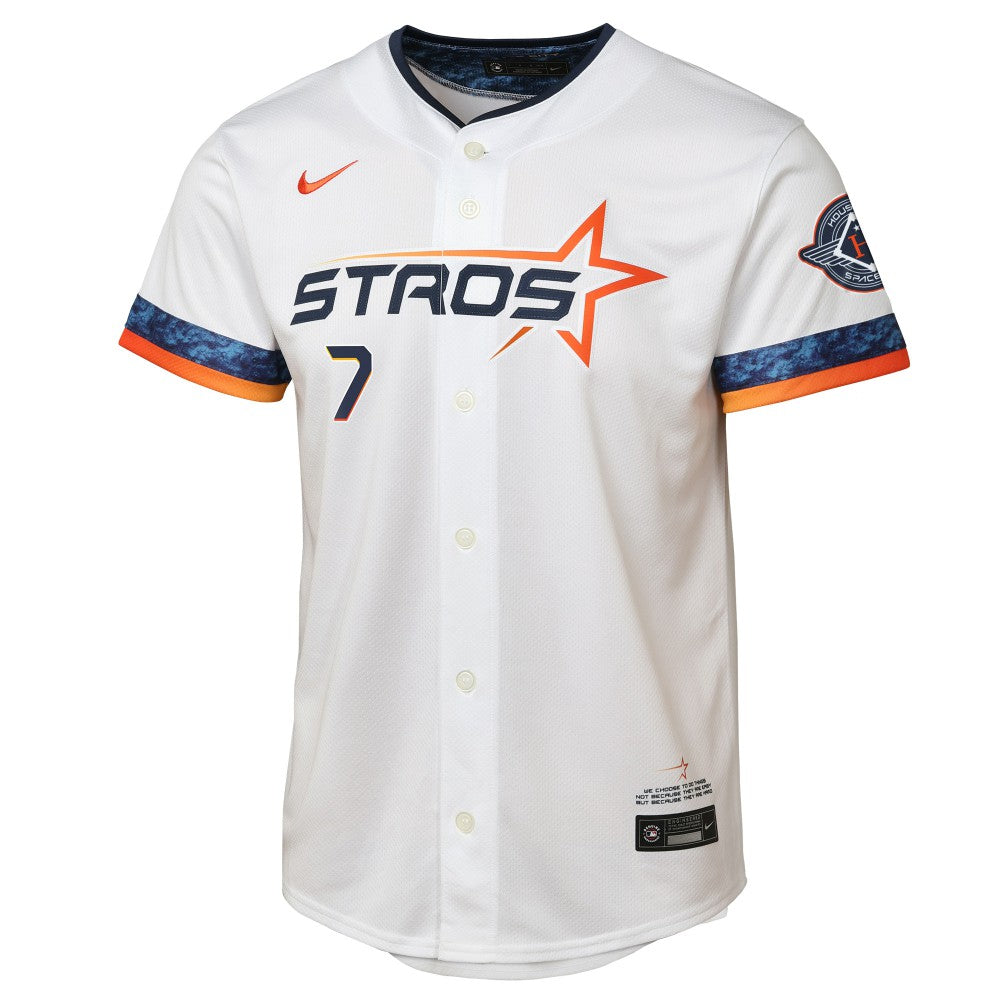 White Craig Biggio Houston Astros Nike Youth 2025 City Connect Limited Player Jersey