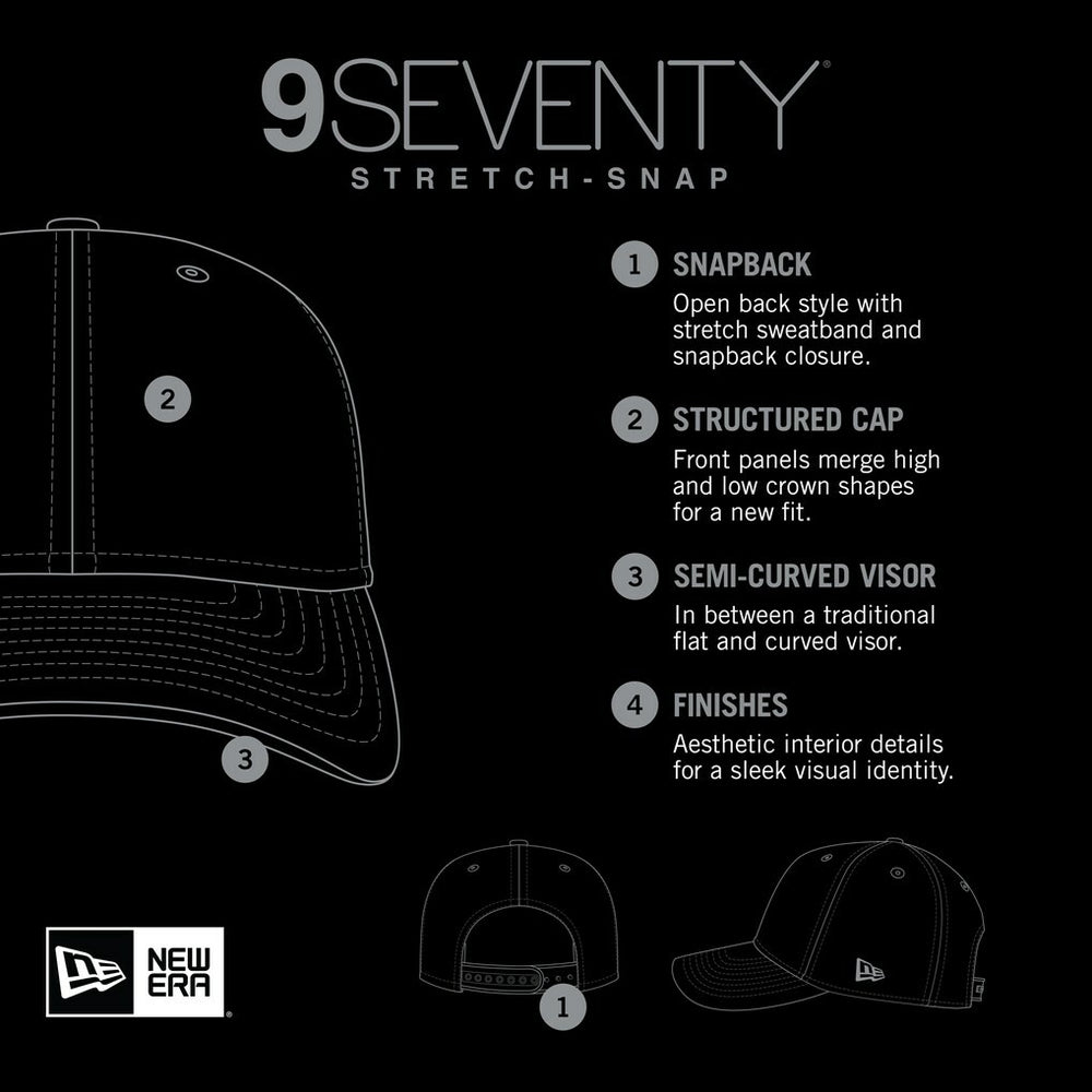 Gameday Multi Rope 9SEVENTY Stretch-Snap Hat - San Francisco 49ers Hats
