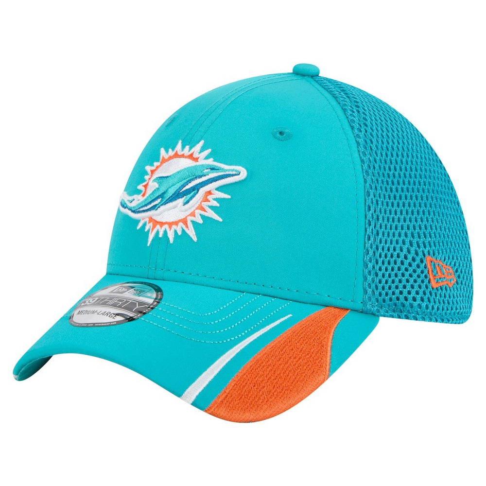 Game Day Linear 39THIRTY Flex Hat - Miami Dolphins Hats