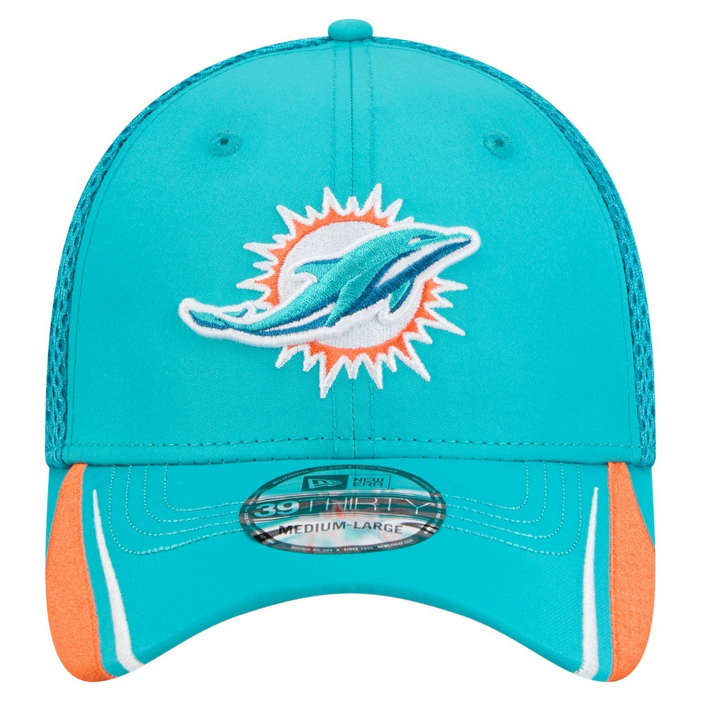 Game Day Linear 39THIRTY Flex Hat - Miami Dolphins Hats