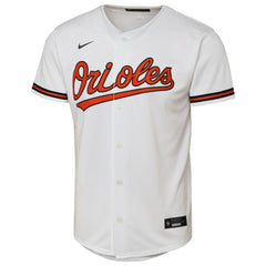 White Baltimore Orioles Nike Youth Home Replica Jersey