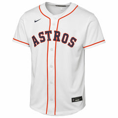 White Houston Astros Nike Youth Home Replica Jersey