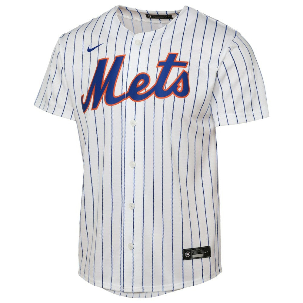 White New York Mets Nike Youth Home Replica Jersey
