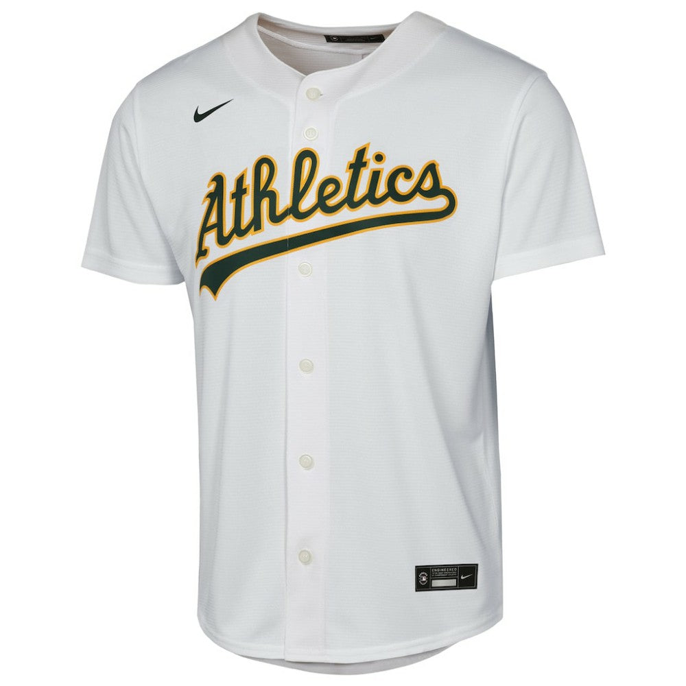 White Athletics Nike Youth Home Replica Jersey