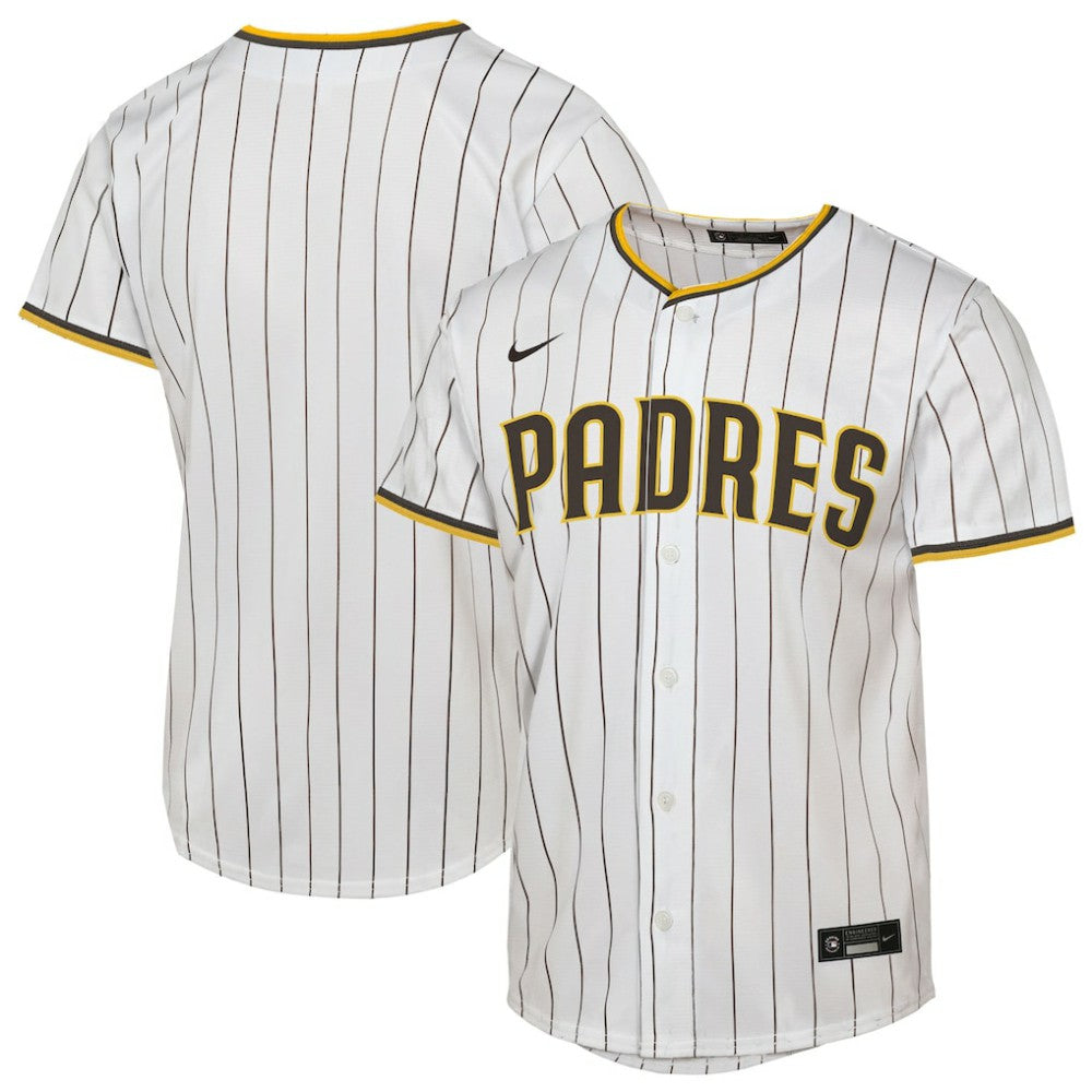 White San Diego Padres Nike Youth Home Replica Jersey