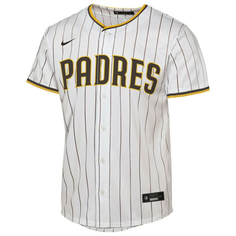 White San Diego Padres Nike Youth Home Replica Jersey