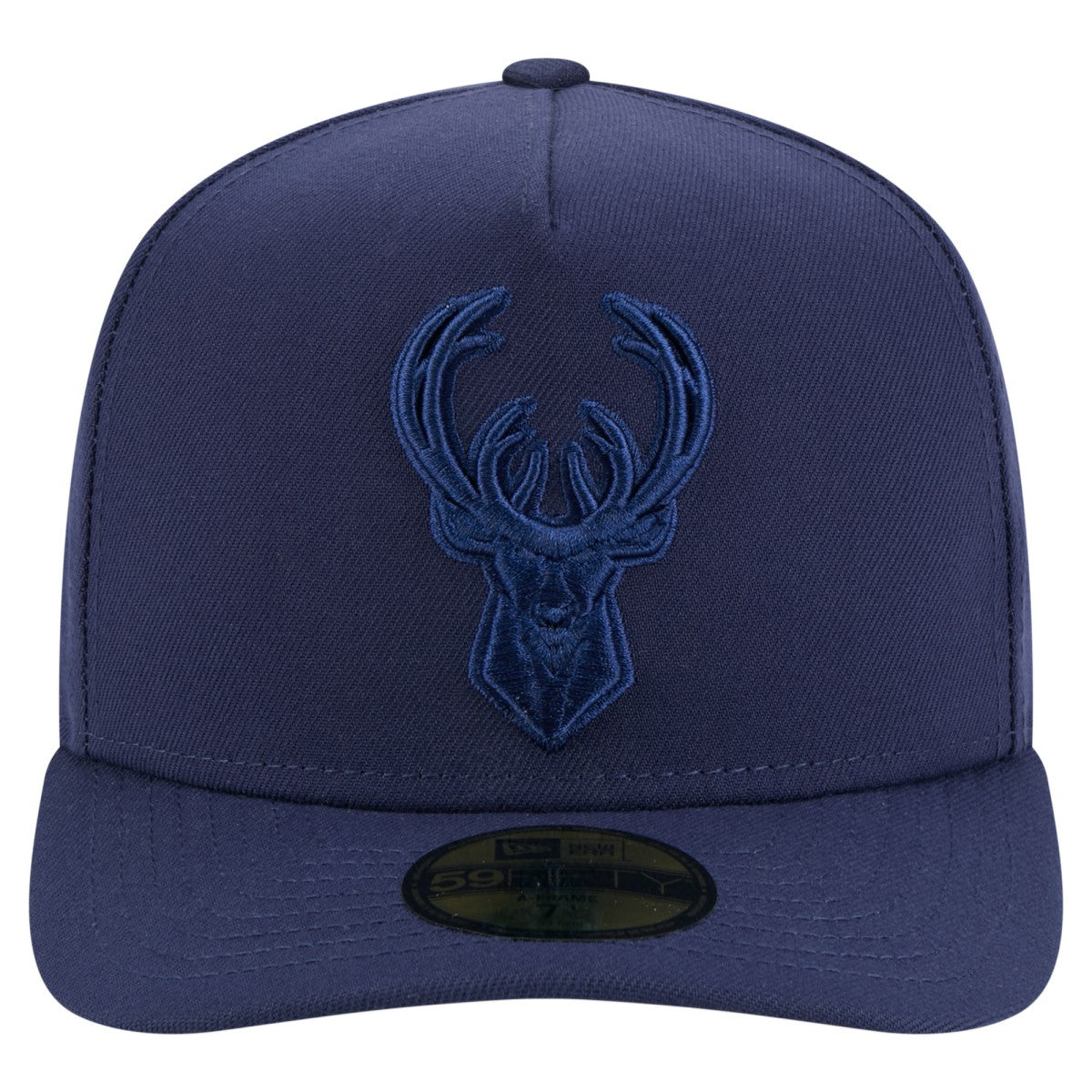 New Era Milwaukee Bucks Colorpack A-Frame Pinch Front 59FIFTY Fitted Hat