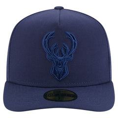 New Era Milwaukee Bucks Colorpack A-Frame Pinch Front 59FIFTY Fitted Hat