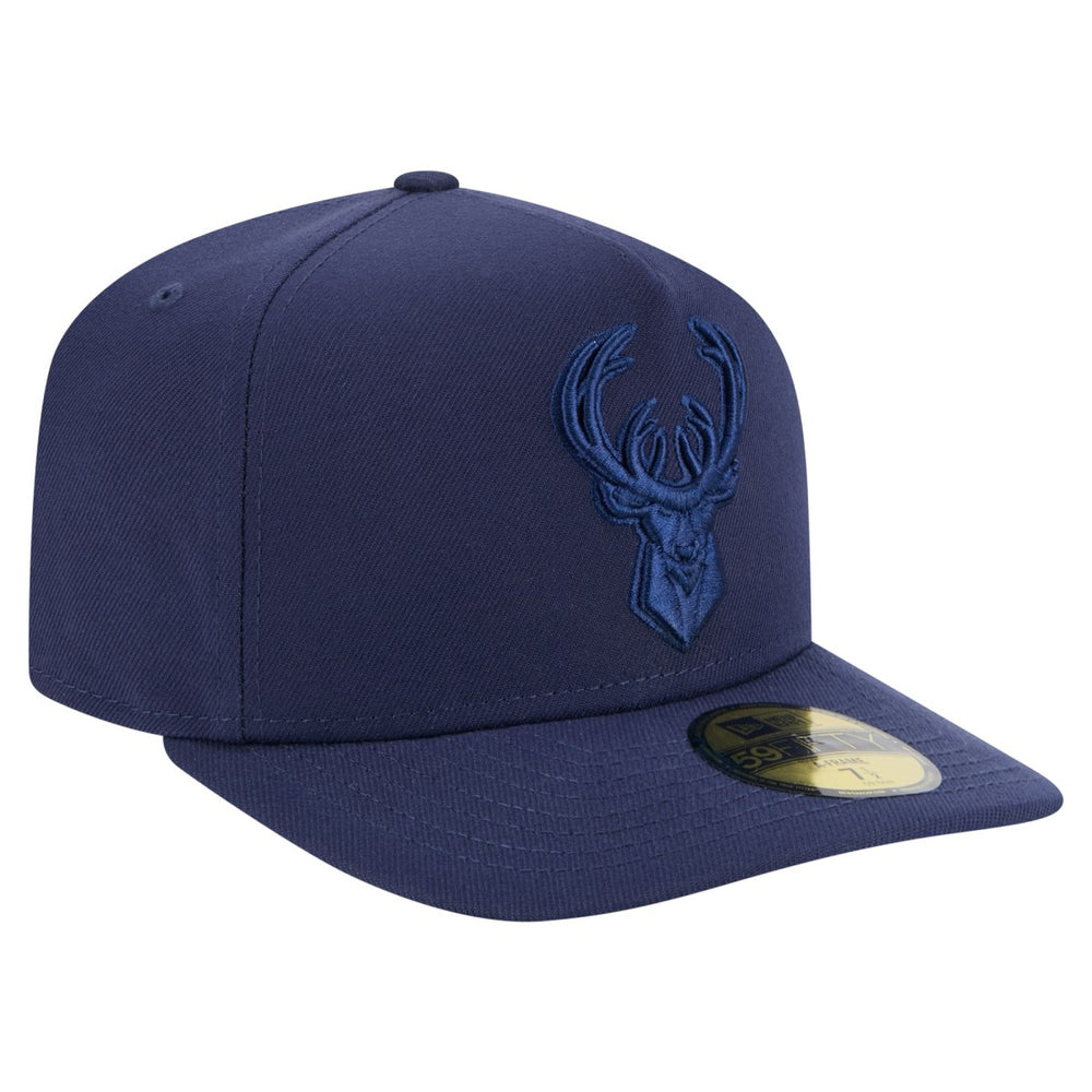 New Era Milwaukee Bucks Colorpack A-Frame Pinch Front 59FIFTY Fitted Hat