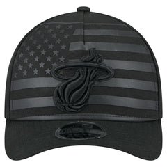 New Era Miami Heat Game Day Flag A-Frame 9FORTY Adjustable Hat