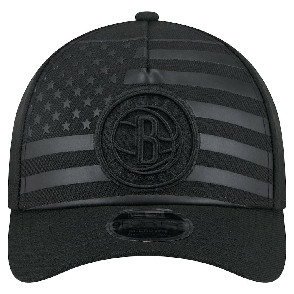 New Era Brooklyn Nets Game Day Flag A-Frame 9FORTY Adjustable Hat