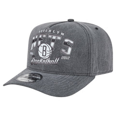New Era Brooklyn Nets Throwback Washed Pre-Curved 9FIFTY Snapback Hat