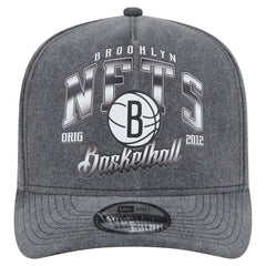 New Era Brooklyn Nets Throwback Washed Pre-Curved 9FIFTY Snapback Hat