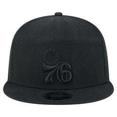 New Era Philadelphia 76ers Adventure Canvas Split Panel 9FIFTY Snapback Hat