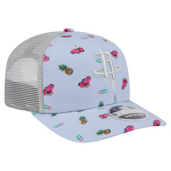 New Era Houston Rockets Adventure Aloha Pattern 9SEVENTY Stretch-Snap Hat sale