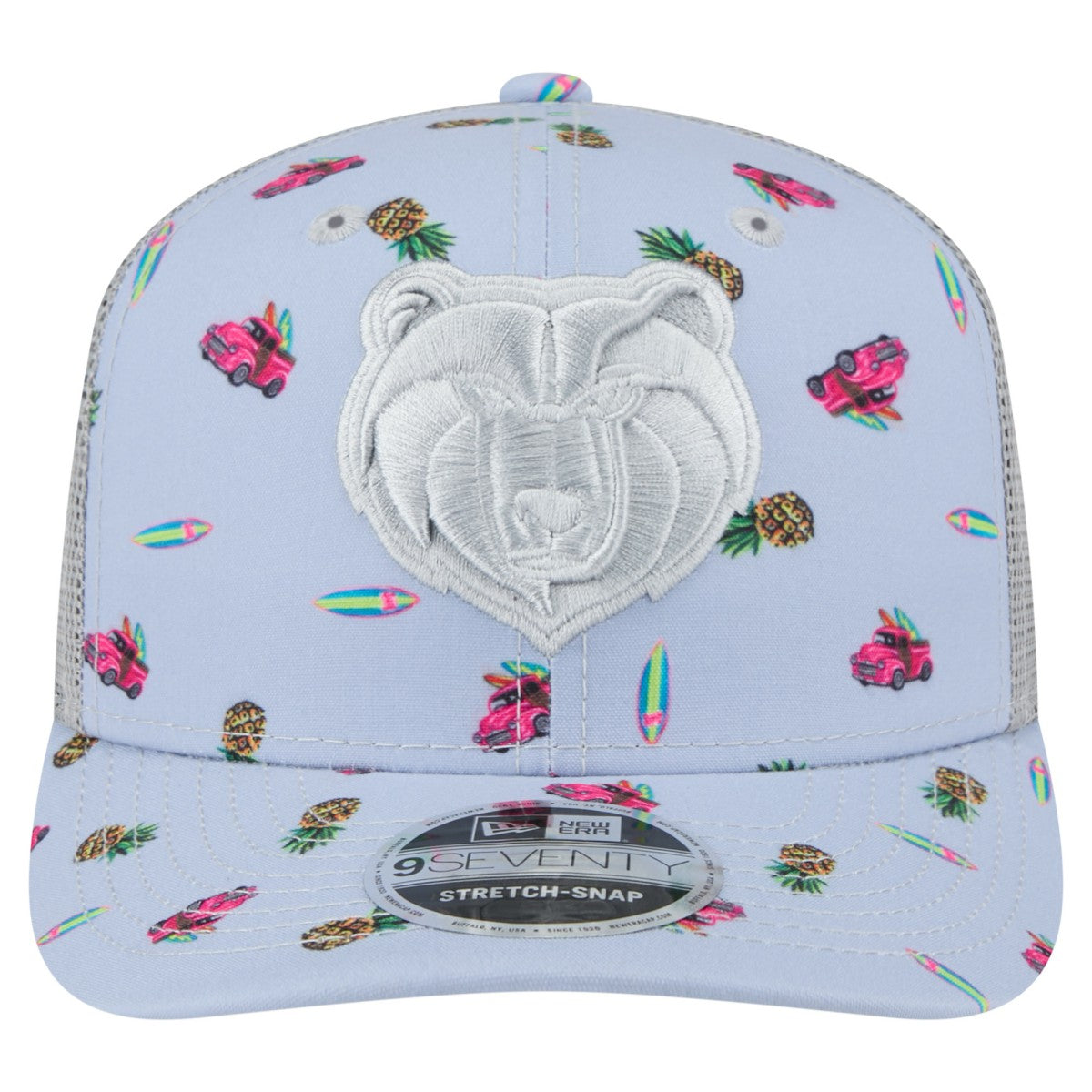 New Era Memphis Grizzlies Adventure Aloha Pattern 9SEVENTY Stretch-Snap Hat