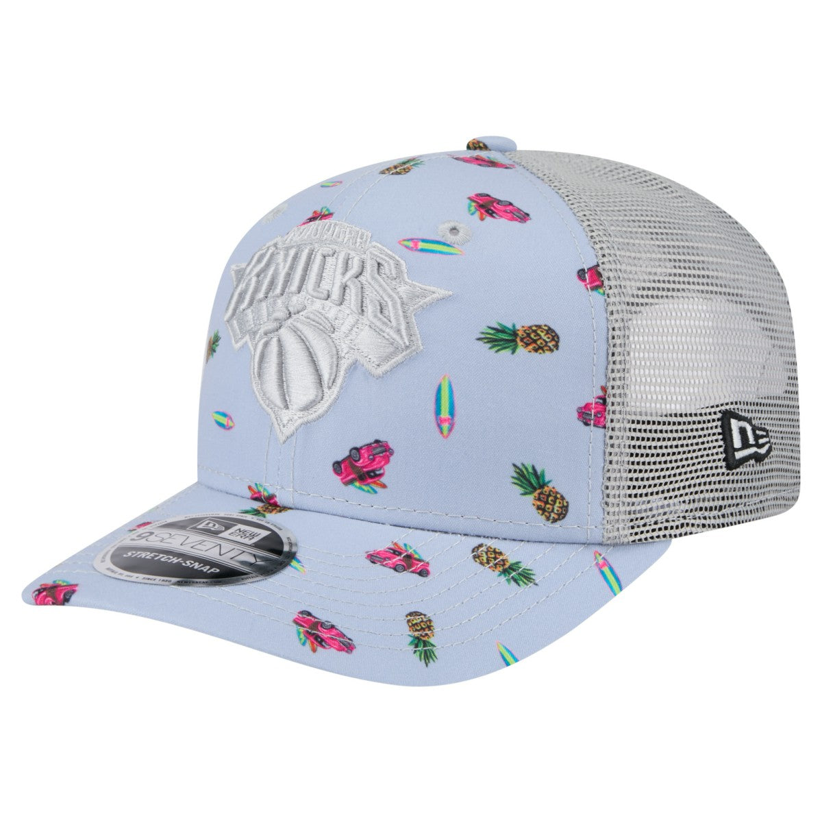 New Era New York Knicks Adventure Aloha Pattern 9SEVENTY Stretch-Snap Hat
