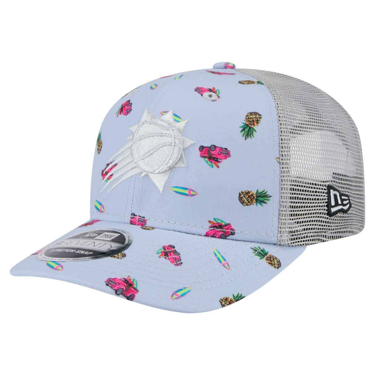 New Era Phoenix Suns Adventure Aloha Pattern 9SEVENTY Stretch-Snap Hat