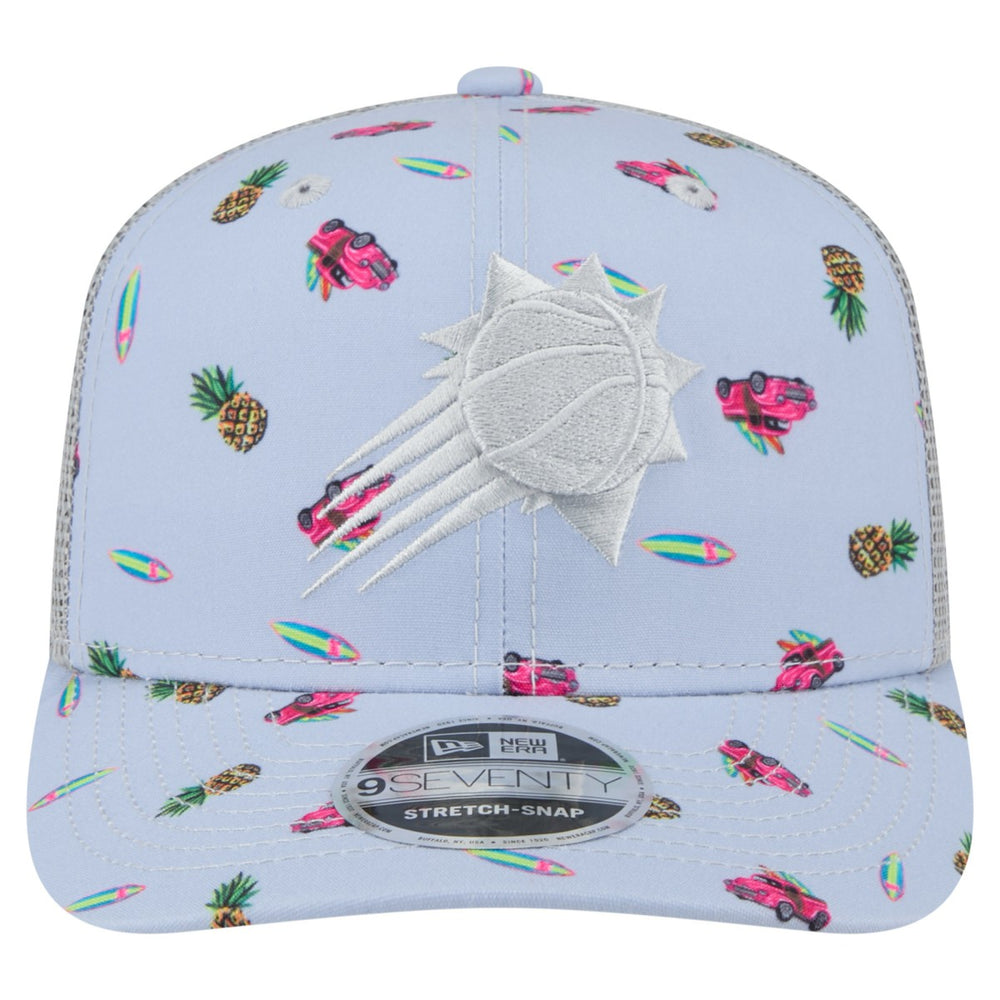 New Era Phoenix Suns Adventure Aloha Pattern 9SEVENTY Stretch-Snap Hat