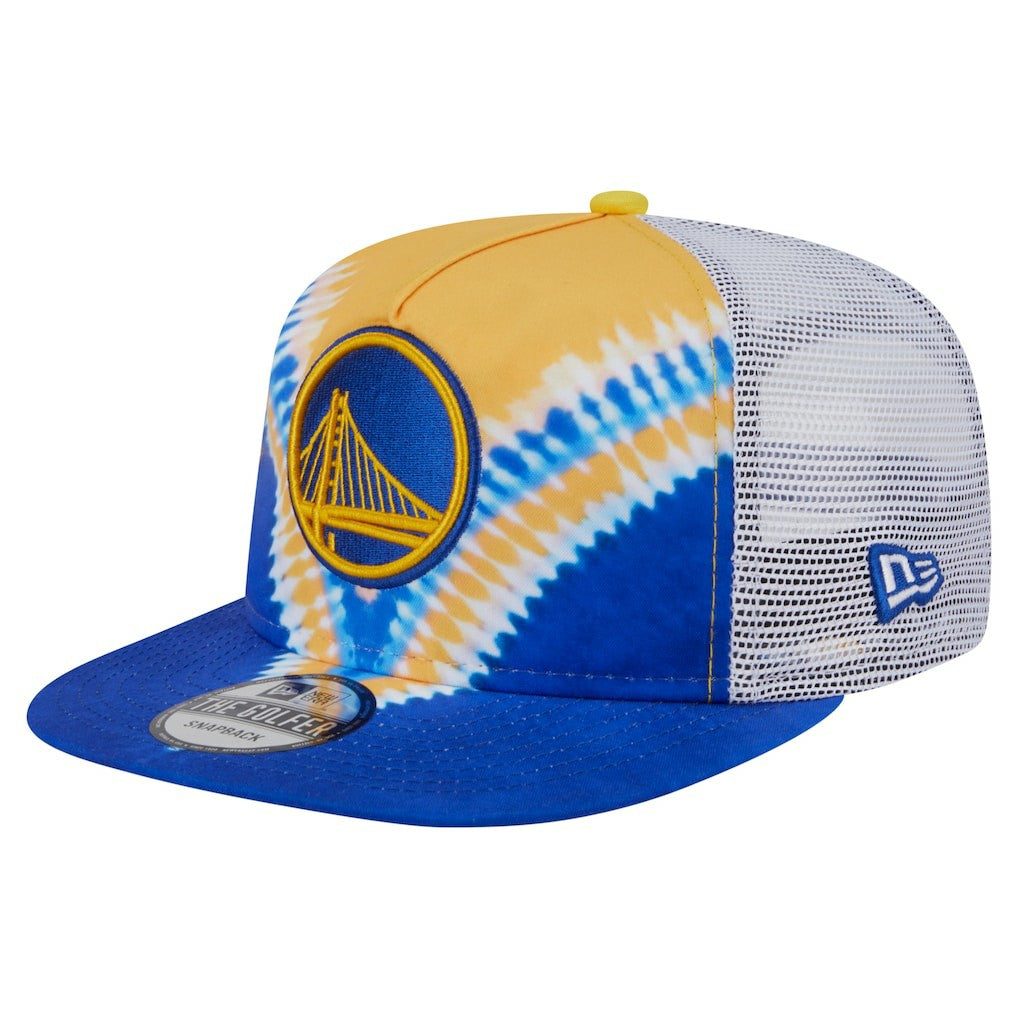 New Era Golden State Warriors Throwback Dye Golfer Snapback Hat sale