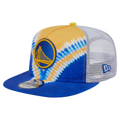 New Era Golden State Warriors Throwback Dye Golfer Snapback Hat sale
